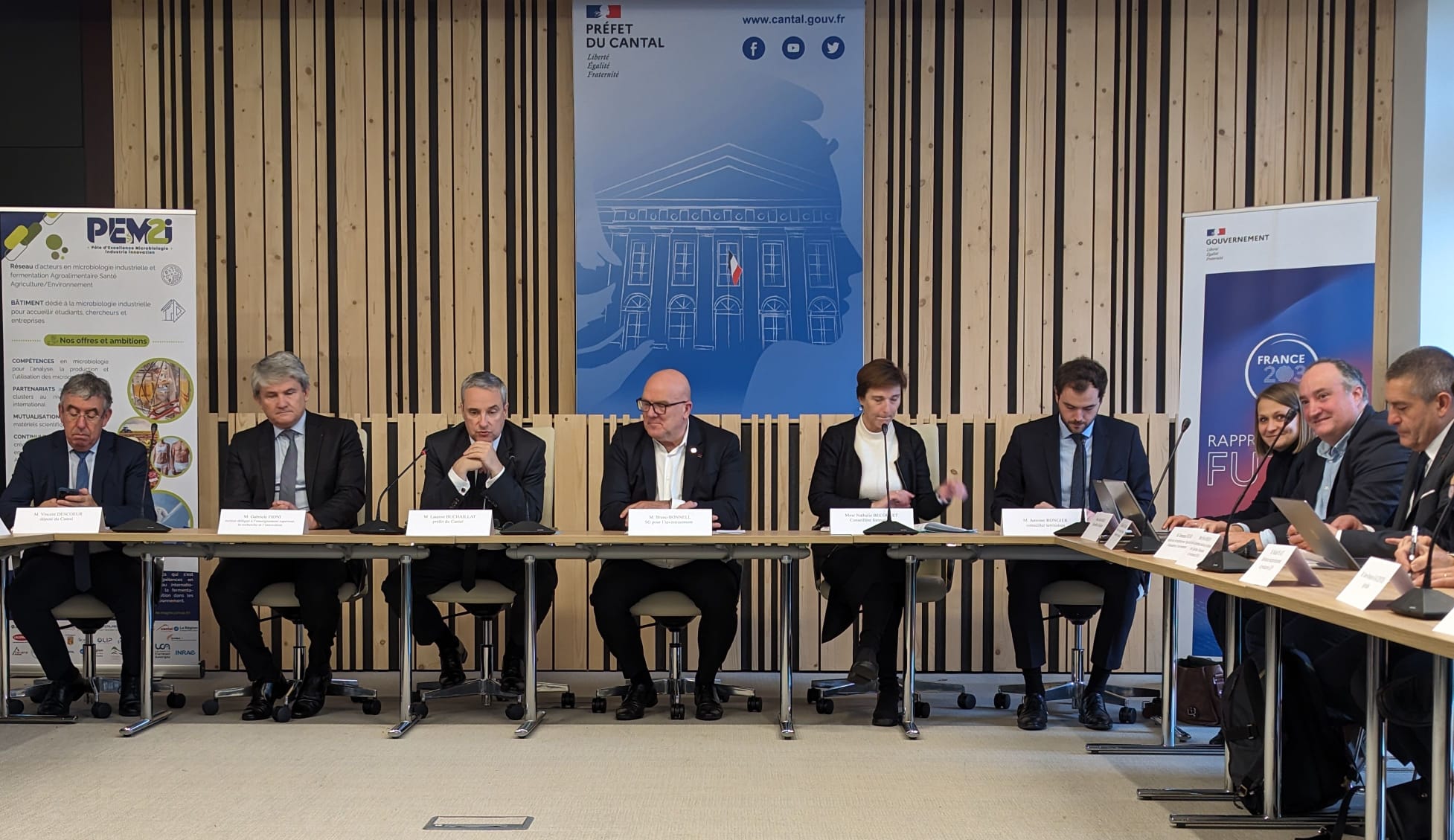 M. Bonnell, Campus Universitaire Aurillacois ��tait laur��at de l'appel �� manifestation d��int��r��ts Comp��tences et M��tiers d'Avenir (PIA France 2030)