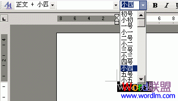 常规中设置大小